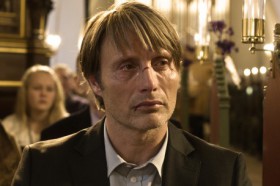 Mads Mikkelsen har huvudrollen i Tomas vinterbergs Jakten.