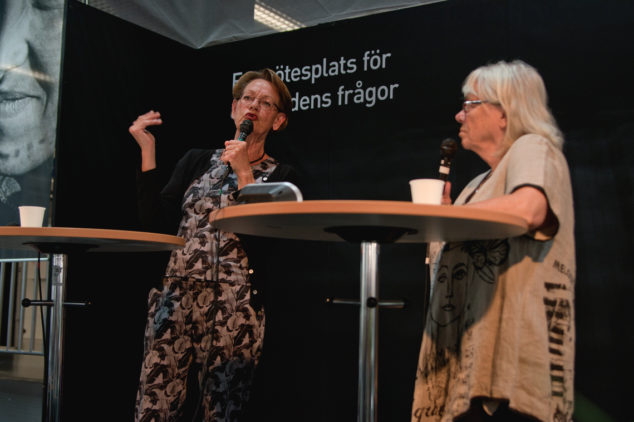 Gudrun Schyman och Ingela Mårtensson