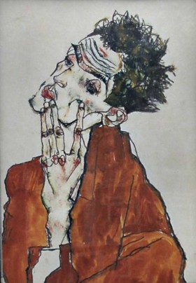 Egon Schiele är en av många konstnärer som fokuserat på att uttrycka upplevelser av utsatthet.