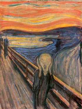 Edward Munch är en av många konstnärer som skildrat panikångest i bild.