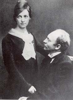 Ada Och Emils bröllopsfoto i Köpenhamn, 1902