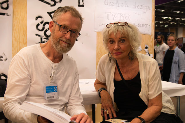 Serietecknarna och illustratörerna Robert Nyberg och Charlotta Björnulfson
